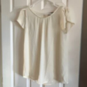 Papermoon Ivory Short Sleeve Top